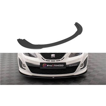 Maxton - Street Pro Lame Du Pare-Chocs Avant Seat Ibiza Cupra Sport Coupe Mk4 Noir-Rouge