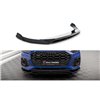 Maxton - Lame Du Pare-Chocs Avant V.1 Audi SQ5 / Q5 S-Line SUV / Sportback Mk2 Facelift Noir Brillant