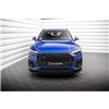 Maxton - Lame Du Pare-Chocs Avant V.1 Audi SQ5 / Q5 S-Line SUV / Sportback Mk2 Facelift Noir Brillant