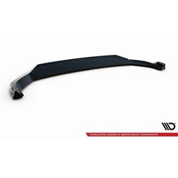 Maxton - Lame Du Pare-Chocs Avant V.1 Audi SQ5 / Q5 S-Line SUV / Sportback Mk2 Facelift Noir Brillant