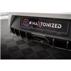 Maxton - Street Pro Central Diffuseur Arriere Seat Ibiza Cupra Sport Coupe Mk4 Noir-Rouge