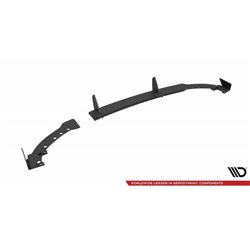 Maxton - Street Pro Lame Du Pare Chocs Arriere Peugeot 208 GT Mk2 Rouge + Rabats Brillant