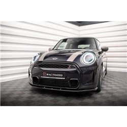Maxton - Lame Du Pare-Chocs Avant V.1 Mini Cooper S F56 Facelift Noir Brillant