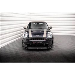 Maxton - Lame Du Pare-Chocs Avant V.2 Mini Cooper S F56 Facelift Noir Brillant
