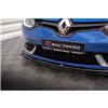 Maxton - Lame Du Pare-Chocs Avant Renault Megane GT Line Grandtour Mk3 Facelift Noir Brillant
