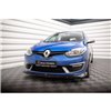 Maxton - Lame Du Pare-Chocs Avant Renault Megane GT Line Grandtour Mk3 Facelift Noir Brillant