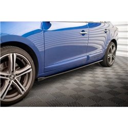 Maxton - Rajouts Des Bas De Caisse Renault Megane GT Line Grandtour Mk3 Facelift Noir Brillant