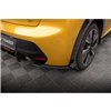 Maxton - Street Pro Lame Du Pare Chocs Arriere Peugeot 208 GT Mk2 Noir + Rabats Brillant 