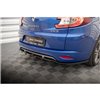 Maxton - Arriere Lame (avec une barre verticale) Renault Megane GT Line Grandtour Mk3 Facelift Noir Brillant