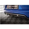 Maxton - Arriere Lame (avec une barre verticale) Renault Megane GT Line Grandtour Mk3 Facelift Noir Brillant