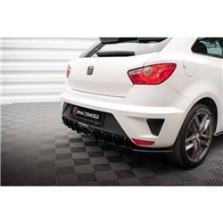Maxton - Street Pro Central Diffuseur Arriere Seat Ibiza Cupra Sport Coupe Mk4 Noir