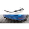 Maxton - Arriere Splitter (avec une barre verticale) Skoda Octavia Sportline Mk4 Noir Brillant