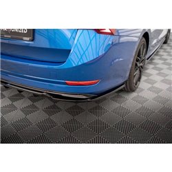 Maxton - Arriere Lame (avec une barre verticale) Skoda Octavia Sportline Mk4 Noir Brillant