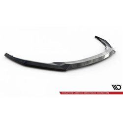 Maxton - Lame Du Pare-Chocs Avant V.2 Skoda Octavia Sportline Mk4 Noir Brillant