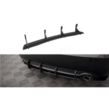 Maxton - Street Pro Central Diffuseur Arriere Audi A4 S-Line B7 Rouge