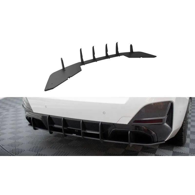 Maxton - Street Pro Central Diffuseur Arriere BMW i4 M-Pack G26 Noir