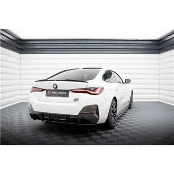 Maxton - Street Pro Central Diffuseur Arriere BMW i4 M-Pack G26 Noir