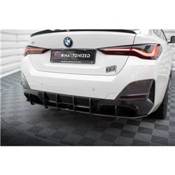 Maxton - Street Pro Central Diffuseur Arriere BMW i4 M-Pack G26 Noir