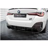 Maxton - Street Pro Central Diffuseur Arriere BMW i4 M-Pack G26 Rouge