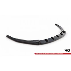 Maxton - Lame Du Pare-Chocs Avant V.1 Skoda Octavia Sportline Mk4 Noir Brillant
