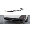 Maxton - Arriere Splitter (avec une barre verticale) V.1 BMW i4 M-Pack G26 Noir Brillant