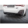 Maxton - Arriere Lame (avec une barre verticale) V.1 BMW i4 M-Pack G26 Noir Brillant