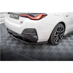 Maxton - Arriere Lame (avec une barre verticale) V.1 BMW i4 M-Pack G26 Noir Brillant