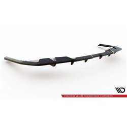 Maxton - Arriere Lame (avec une barre verticale) V.1 BMW i4 M-Pack G26 Noir Brillant