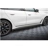 Maxton - Rajouts Des Bas De Caisse V.1 BMW i4 M-Pack G26 Noir Brillant