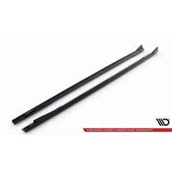 Maxton - Rajouts Des Bas De Caisse V.1 BMW i4 M-Pack G26 Noir Brillant