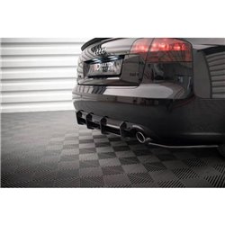 Maxton - Street Pro Central Diffuseur Arriere Audi A4 S-Line B7 Noir