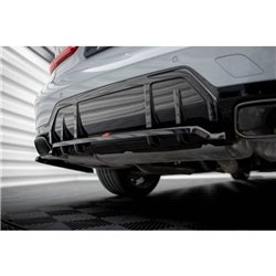 Maxton - Arriere Lame (avec une barre verticale) V.1 BMW M340i G20 / G21 Facelift Noir Brillant