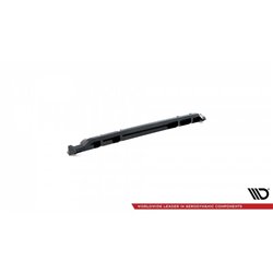 Maxton - Arriere Lame (avec une barre verticale) V.1 BMW M340i G20 / G21 Facelift Noir Brillant