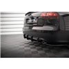 Maxton - Street Pro Central Diffuseur Arriere Audi A4 S-Line B7 Noir-Rouge