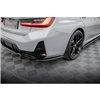 Maxton - Lames De Pare-Chocs Arrière Latérales BMW M340i G20 / G21 Facelift Noir Brillant