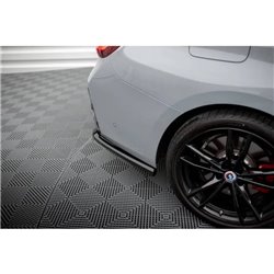 Maxton - Lames De Pare-Chocs Arrière Latérales BMW M340i G20 / G21 Facelift Noir Brillant