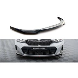 Maxton - Lame Du Pare-Chocs Avant V.2 BMW 3 M340i / M-Pack G20 / G21 Facelift Noir Brillant
