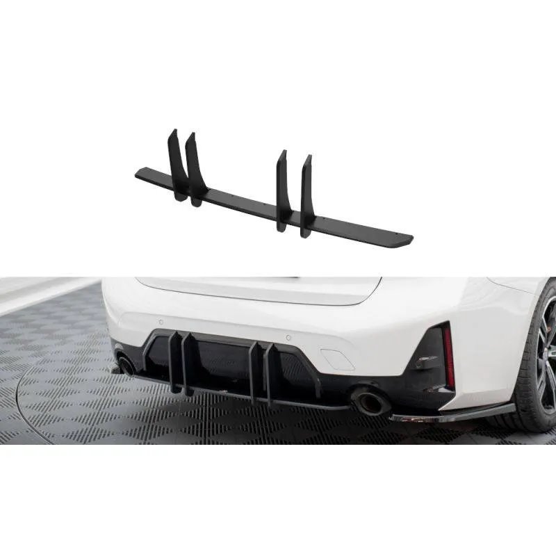 Maxton - Street Pro Central Diffuseur Arriere BMW 3 M-Pack G20 / G21 Facelift Noir