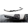 Maxton - Arriere Splitter (avec une barre verticale) V.2 BMW i4 M-Pack G26 Noir Brillant