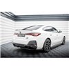 Maxton - Arriere Lame (avec une barre verticale) V.2 BMW i4 M-Pack G26 Noir Brillant
