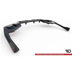 Maxton - Arriere Lame (avec une barre verticale) V.2 BMW i4 M-Pack G26 Noir Brillant