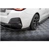 Maxton - Arriere Lame (avec une barre verticale) V.2 BMW i4 M-Pack G26 Aspect Carbone