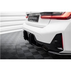 Maxton - Street Pro Central Diffuseur Arriere BMW 3 M-Pack G20 / G21 Facelift Noir-Rouge