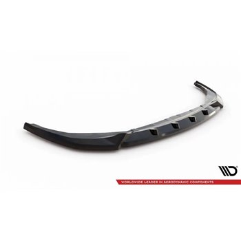 Maxton - Lame Du Pare-Chocs Avant V.1 BMW 3 M340i / M-Pack G20 / G21 Facelift Noir Brillant