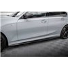 Maxton - Rajouts Des Bas De Caisse BMW 3 M340i / M-Pack G20 / G21 Facelift Noir Brillant