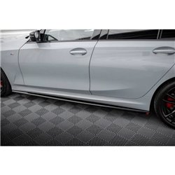 Maxton - Rajouts Des Bas De Caisse BMW 3 M340i / M-Pack G20 / G21 Facelift Noir Brillant