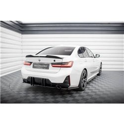 Maxton - Lames De Pare-Chocs Arrière Latérales BMW M-Pack G20 / G21 Facelift Noir Brillant