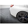 Maxton - Lames De Pare-Chocs Arrière Latérales BMW M-Pack G20 / G21 Facelift Noir Brillant