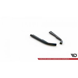 Maxton - Lames De Pare-Chocs Arrière Latérales BMW M-Pack G20 / G21 Facelift Noir Brillant