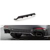 Maxton - Arriere Splitter (avec une barre verticale) BMW X3 M-Pack G01 Facelift Noir Brillant